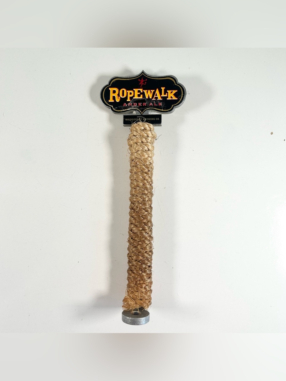 Bridgeport Brewing Co Ropewalk Amber Ale Beer Tap Handle - Defunct Company